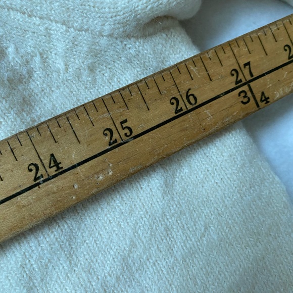 J Crew Stretch Wool V Neck Tunic Cream - Picture 7 of 11